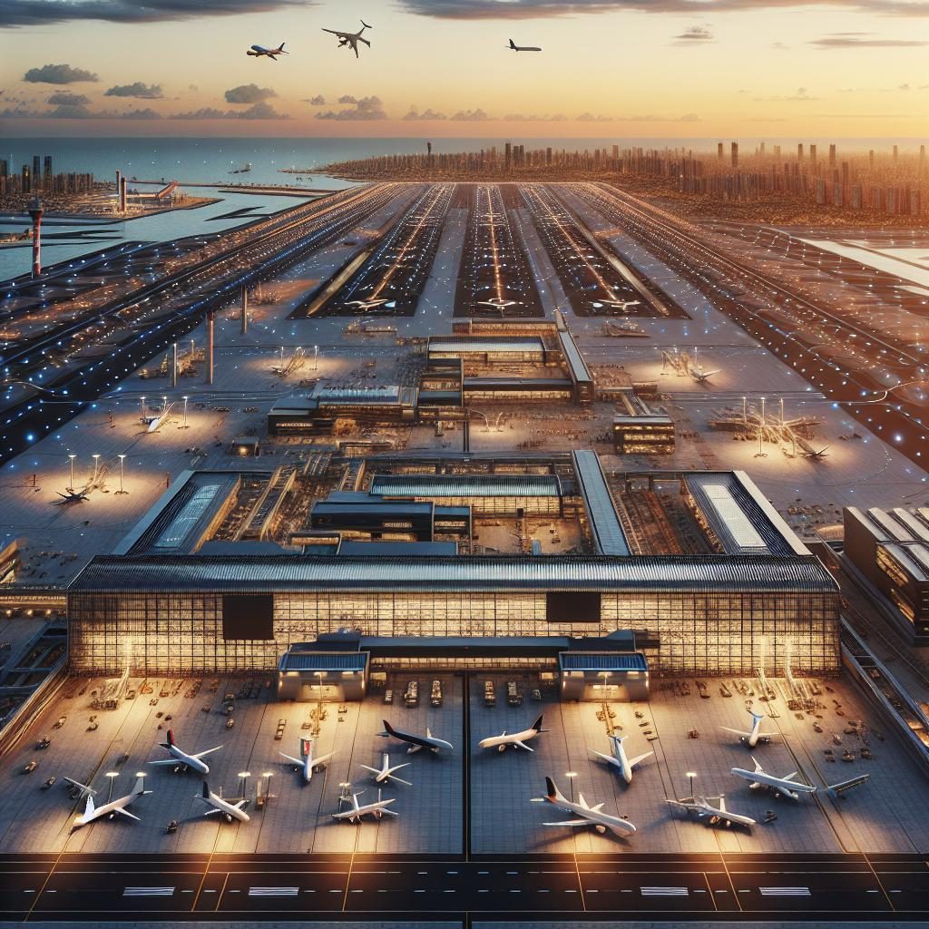 Airport Expansion Rendering Flyover