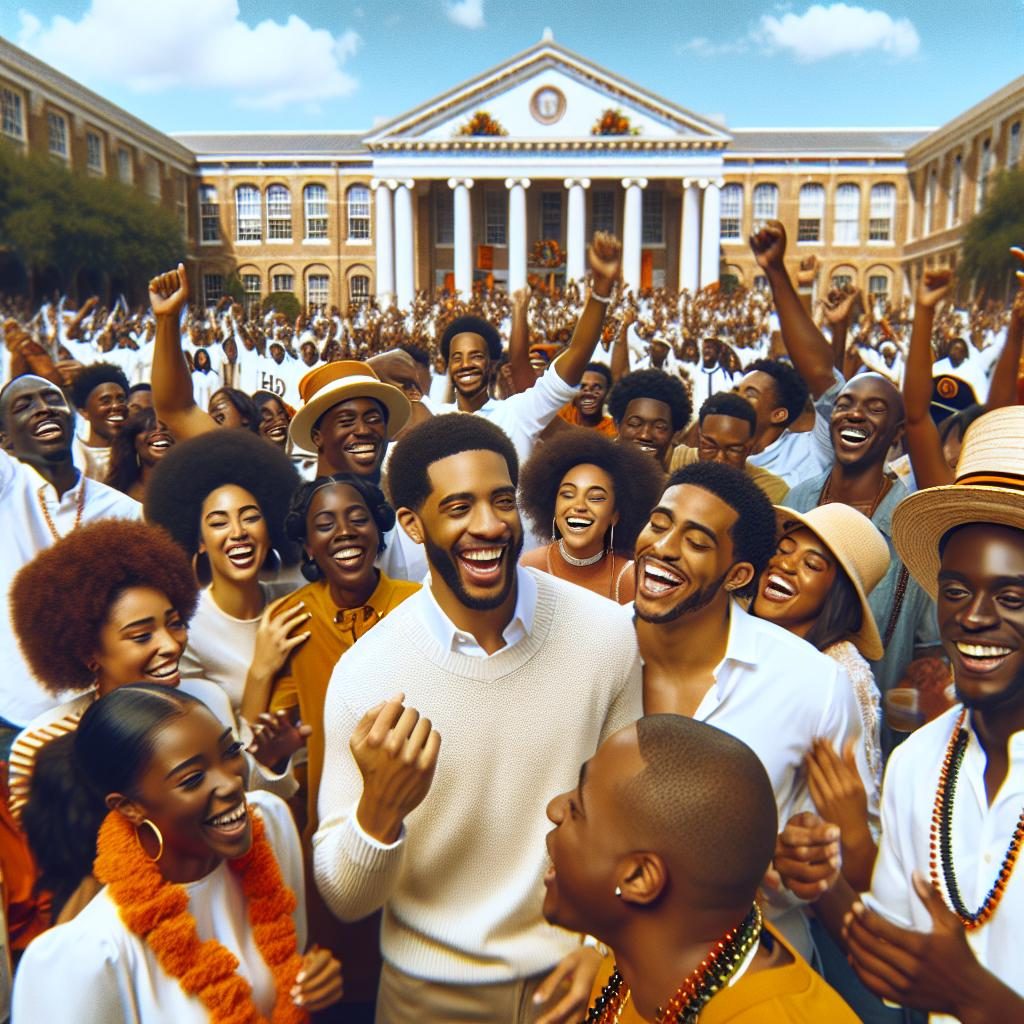 HBCU celebration group photo.