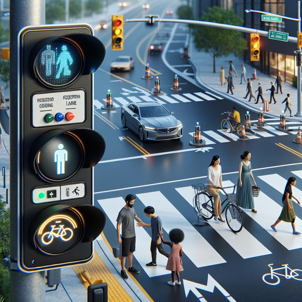 Intersection safety enhancements concept.