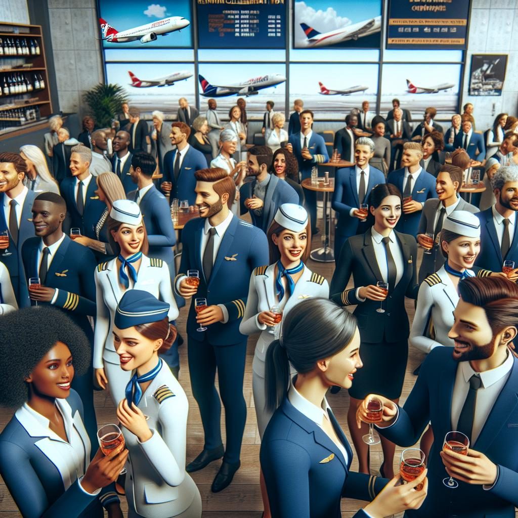 United Airlines reunion celebration.