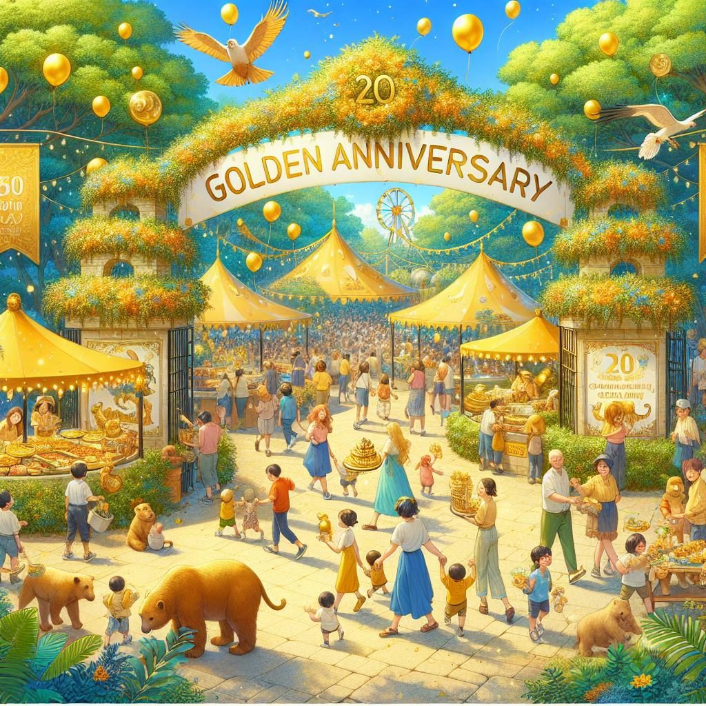 Golden anniversary zoo celebration