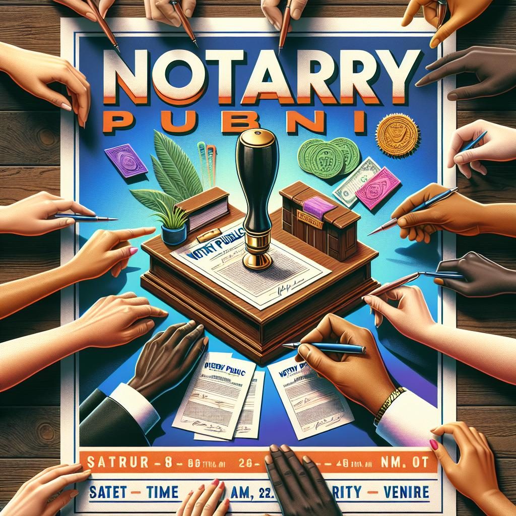 Notary Public Seminar Poster