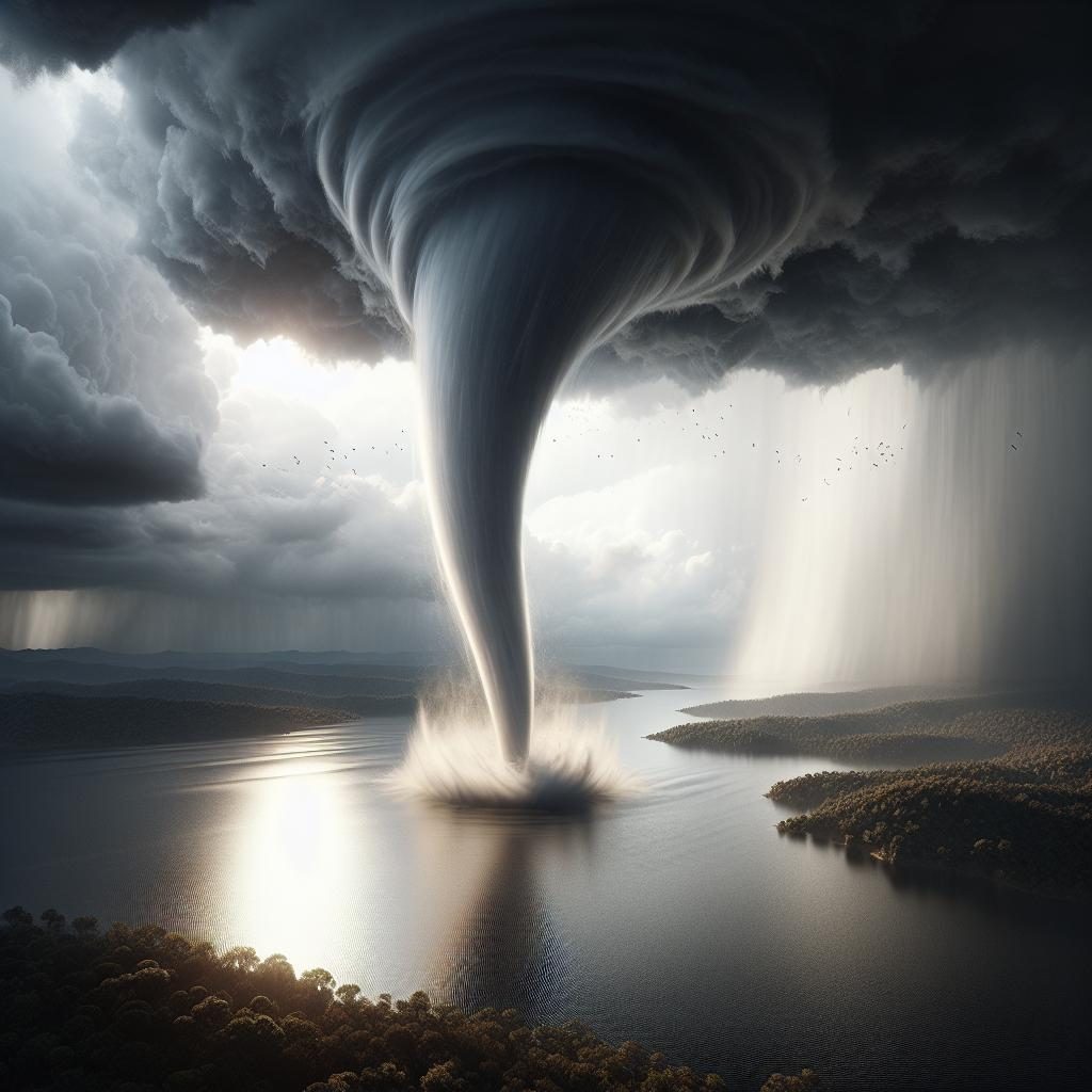 "Waterspout over Lake Murray"