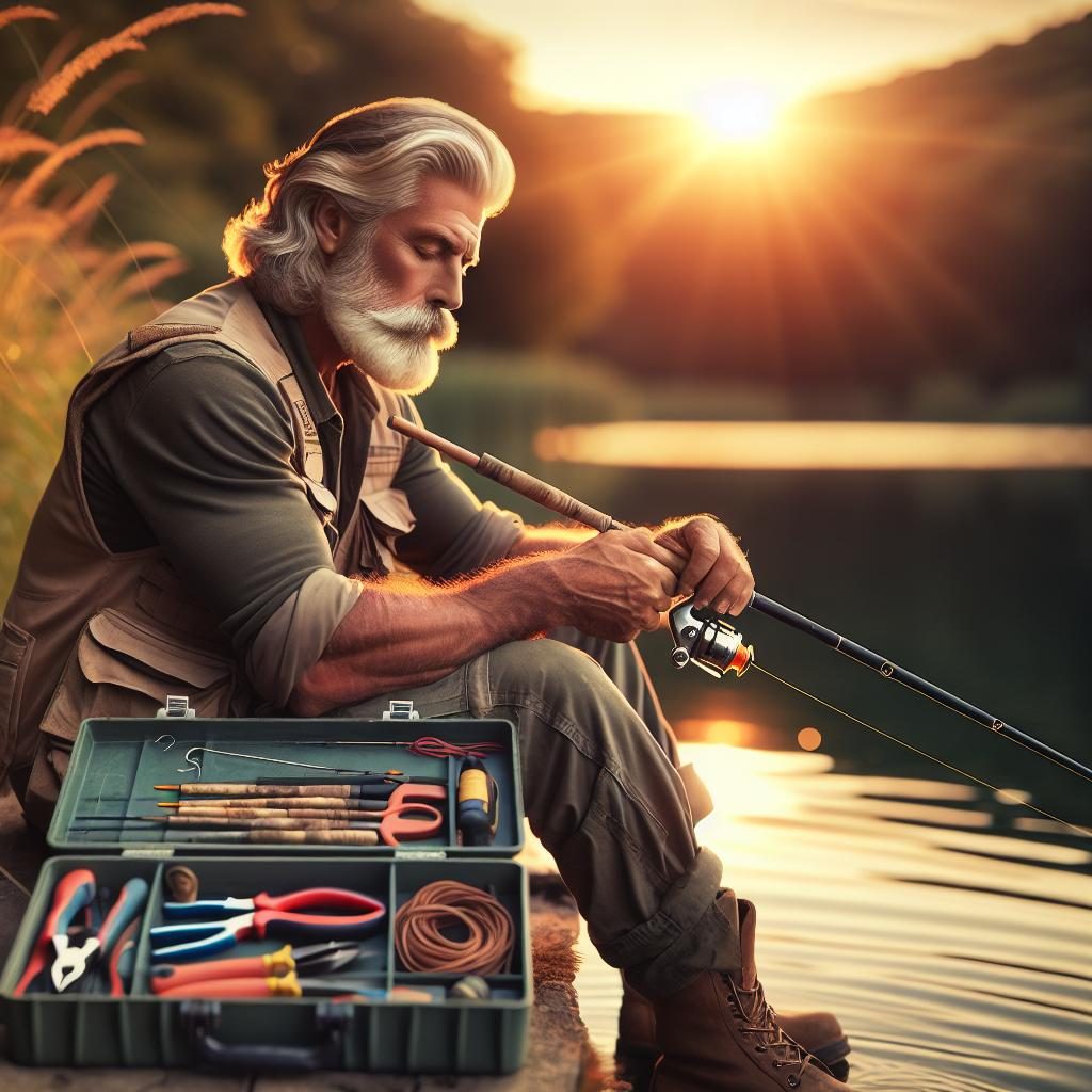 Veteran electrical contractor fishing