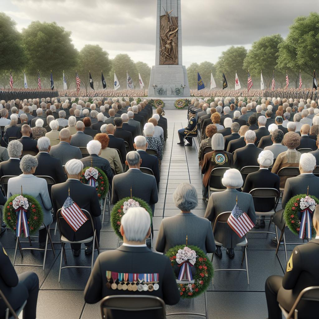 Elderly Veteran's Memorial Service