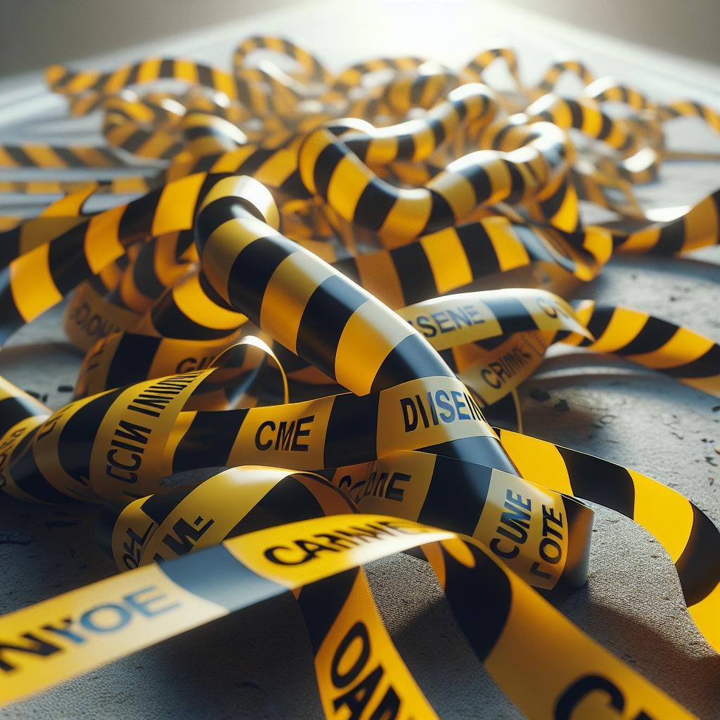 Crime scene investigation tape