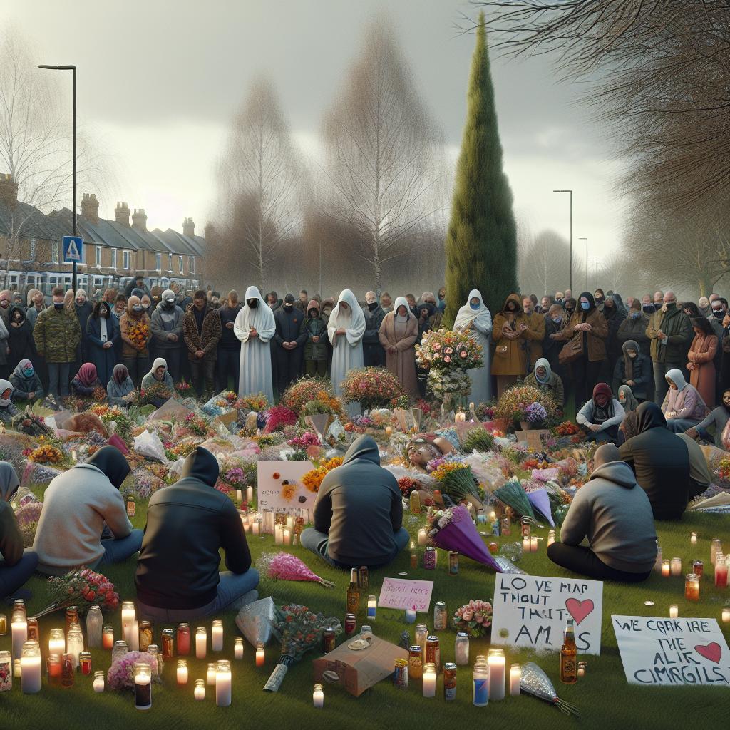 Community memorial for accident victims