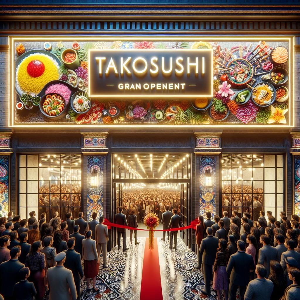 TakoSushi restaurant grand opening