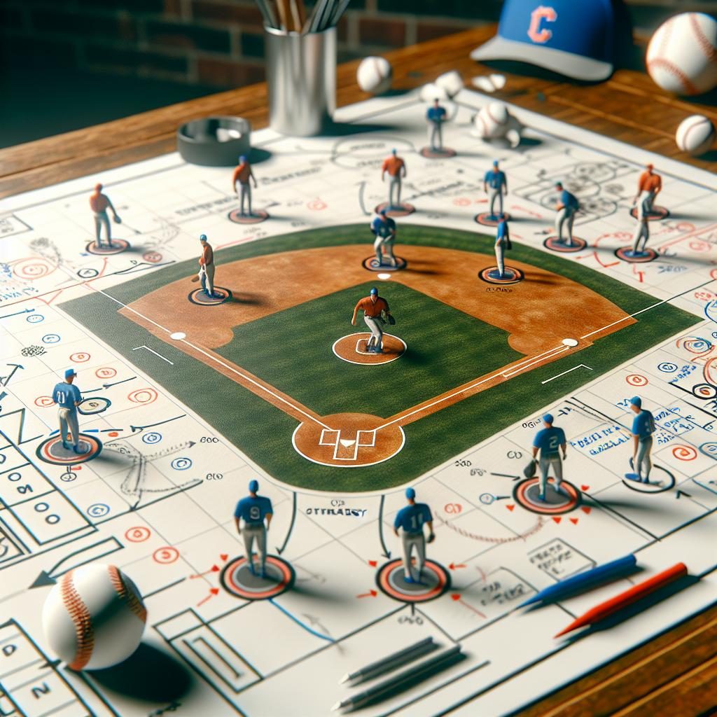 Baseball Players Strategy Board