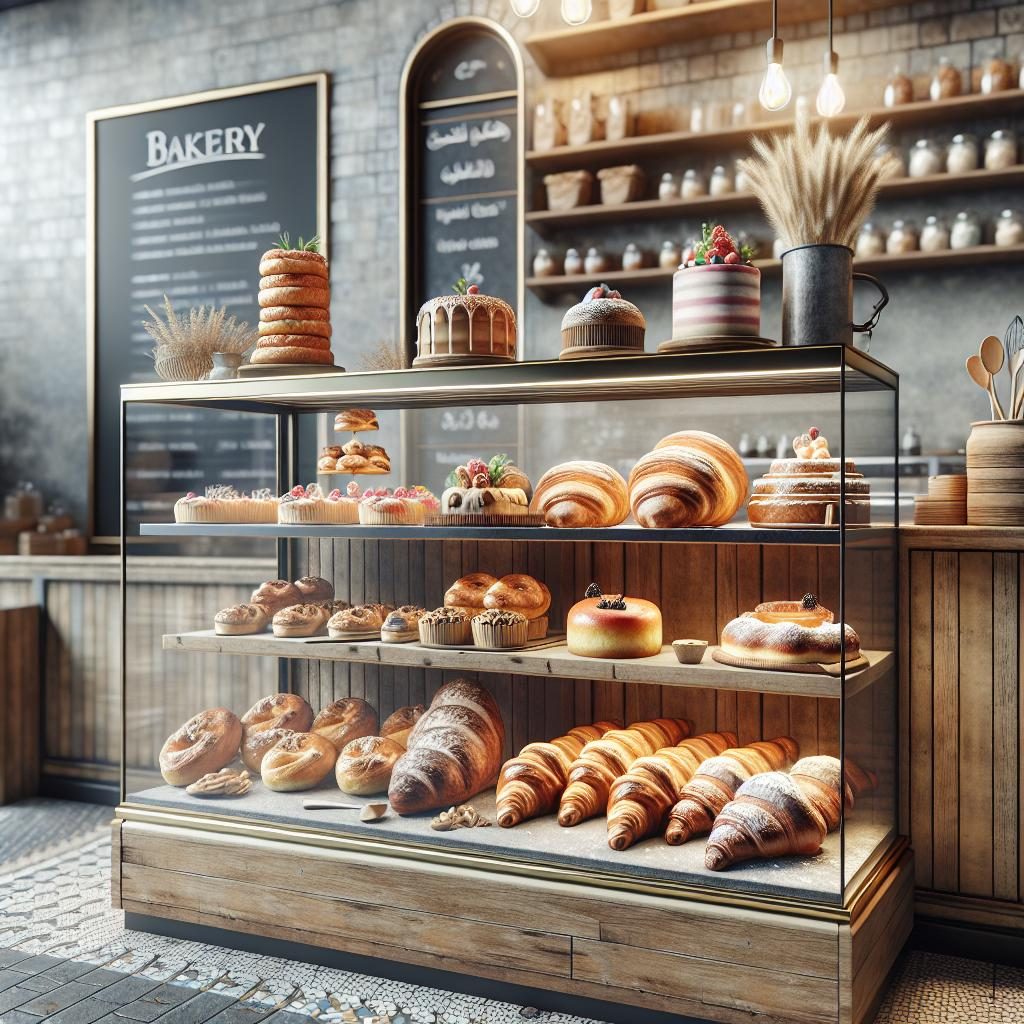 Bakery treats display