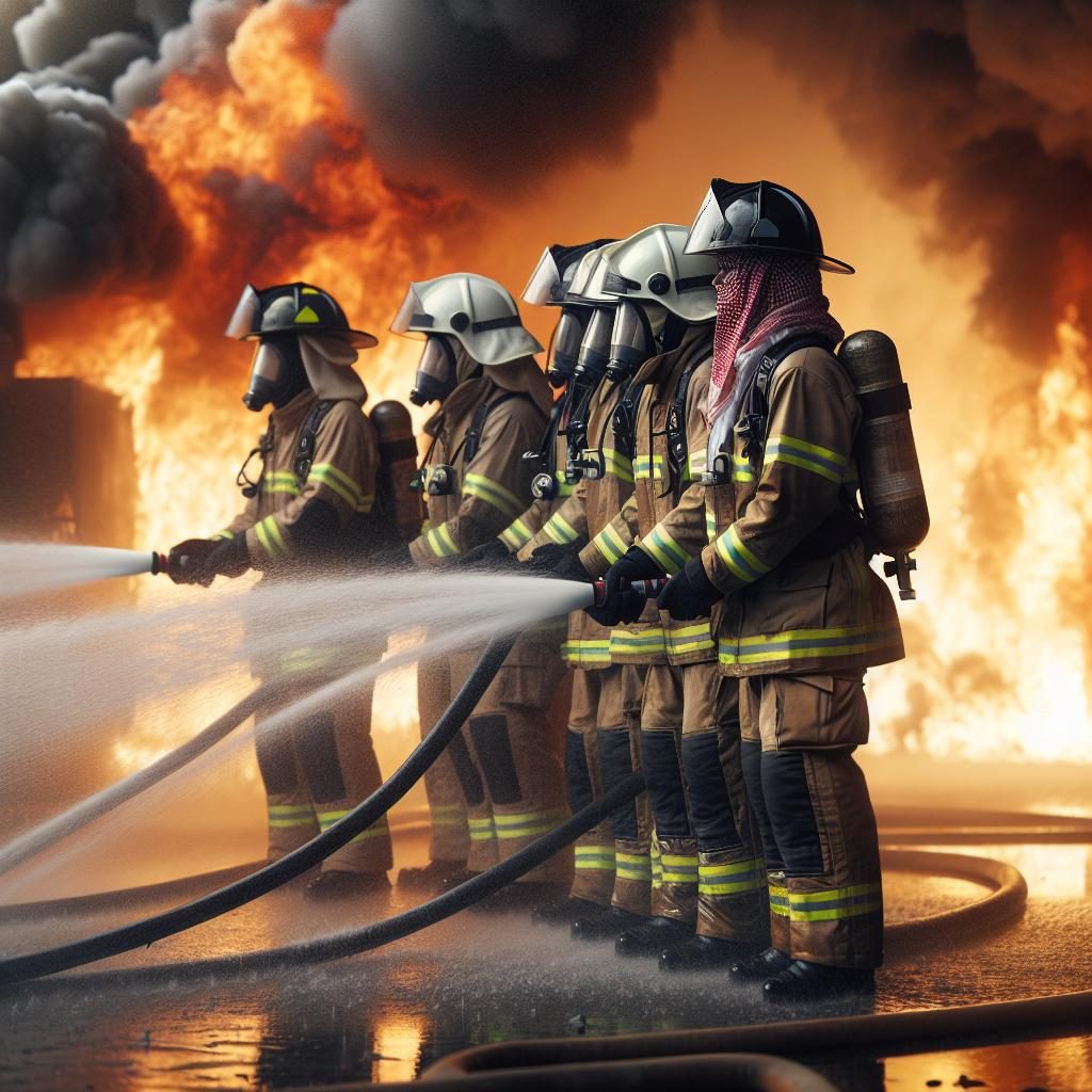 Firefighters in Action