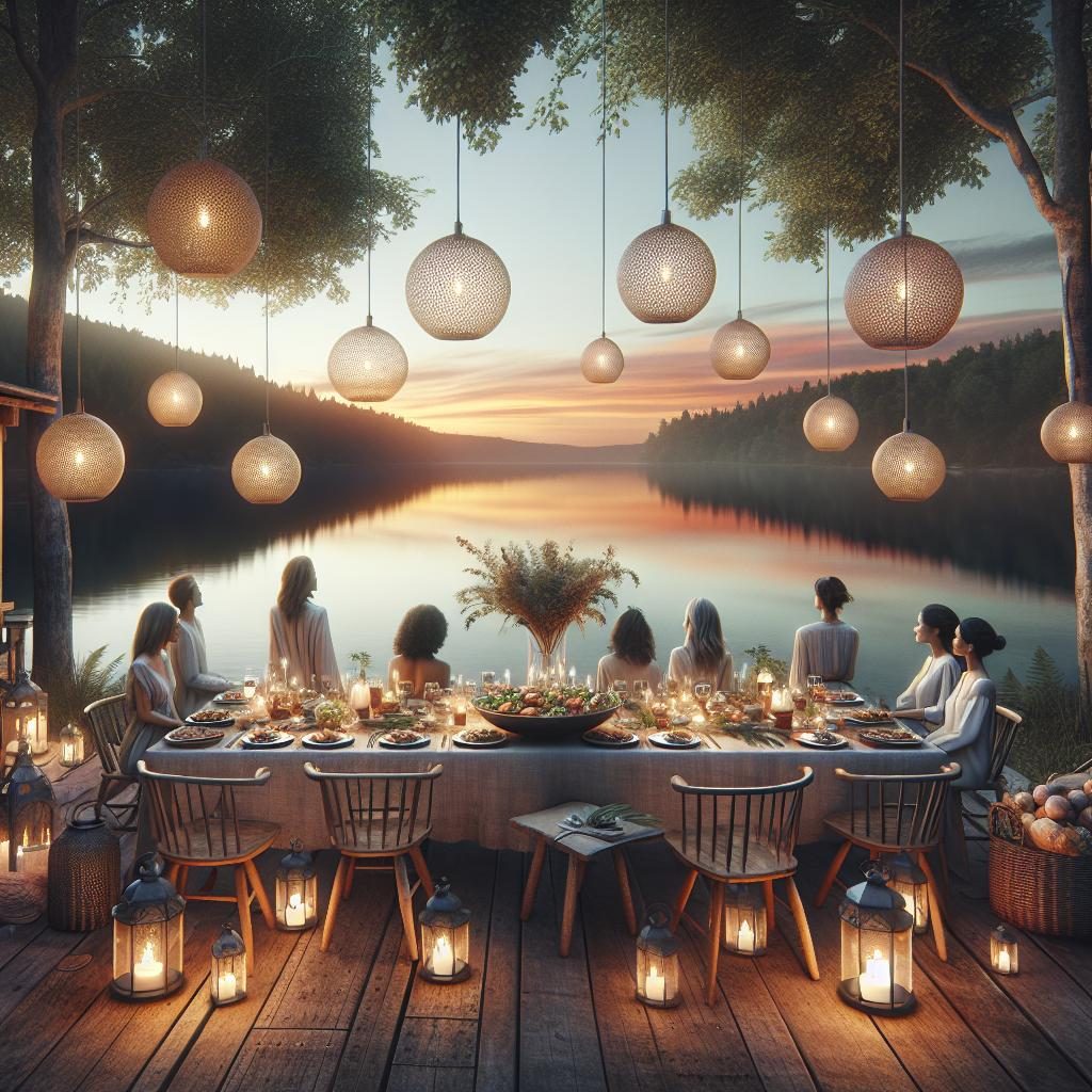 Lake dining experience