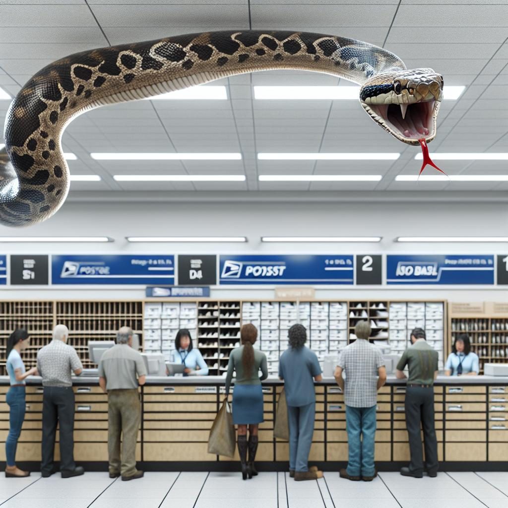 Snake at Post Office