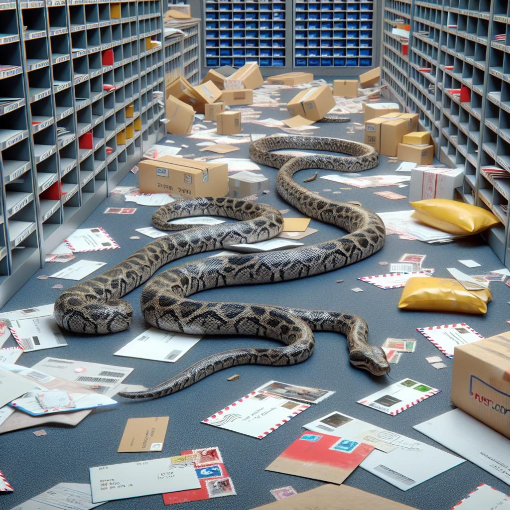 Snake at Post Office