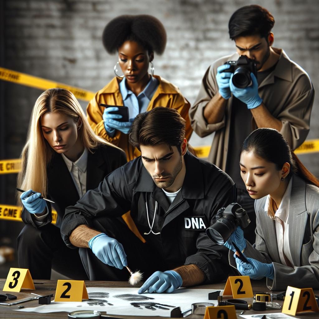 Crime scene investigation team.