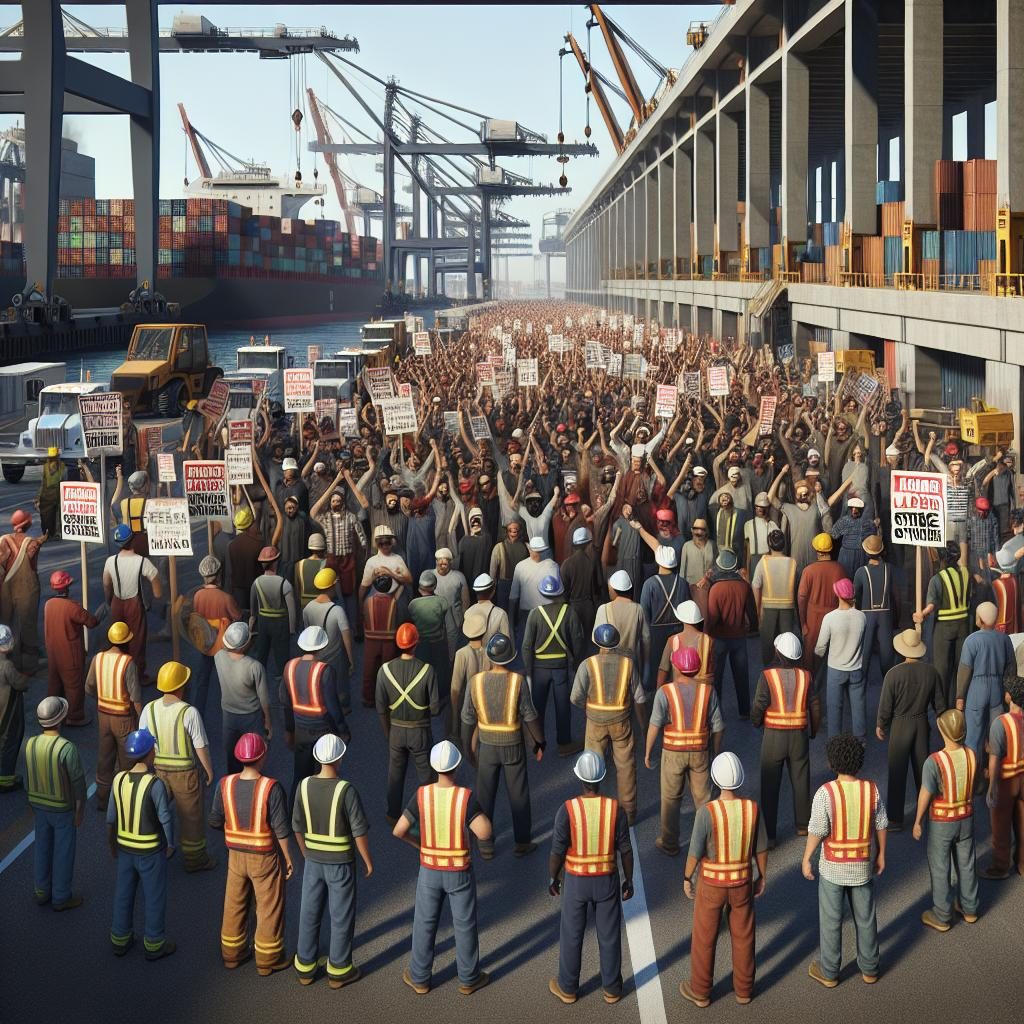 Striking Workers at Ports