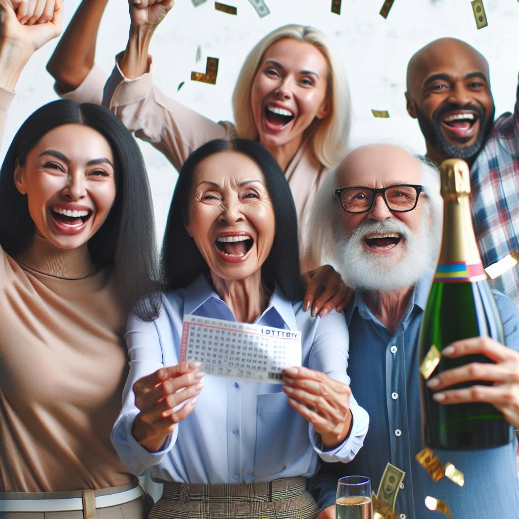 Lottery Winning Celebration