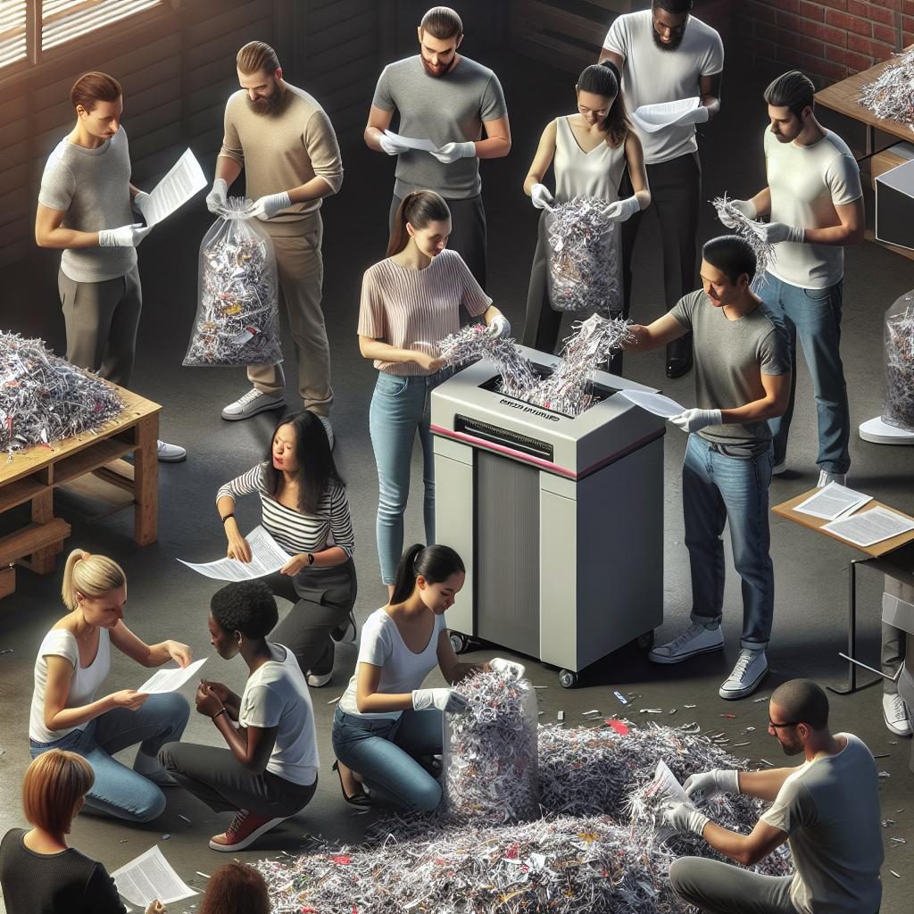 Document shredding event