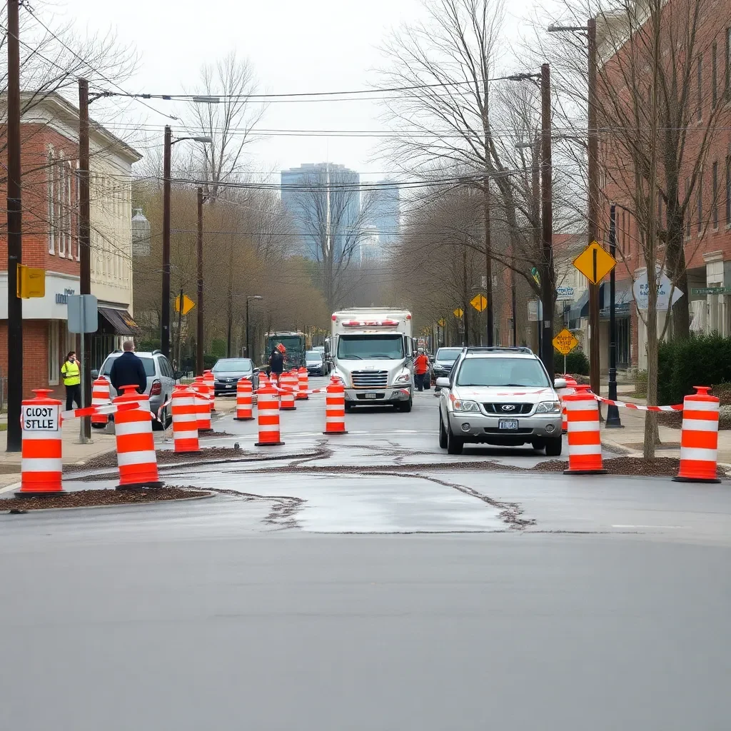 Water Main Repairs Prompt Road Closures on Harden Street in Columbia