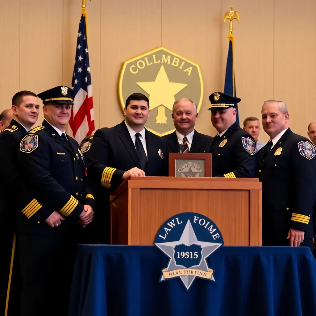 Columbia Honors Law Enforcement Heroes with Induction Ceremony into Hall of Fame