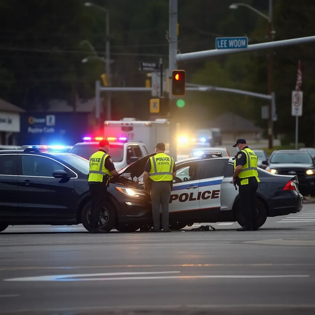 Lexington Police Investigate No-Injury Collision at Busy Intersection