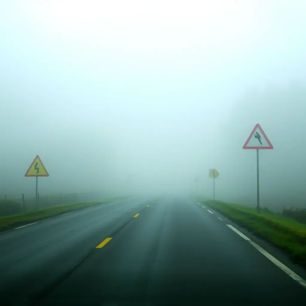 Dense Fog Warning in Effect for Several Counties in South Carolina