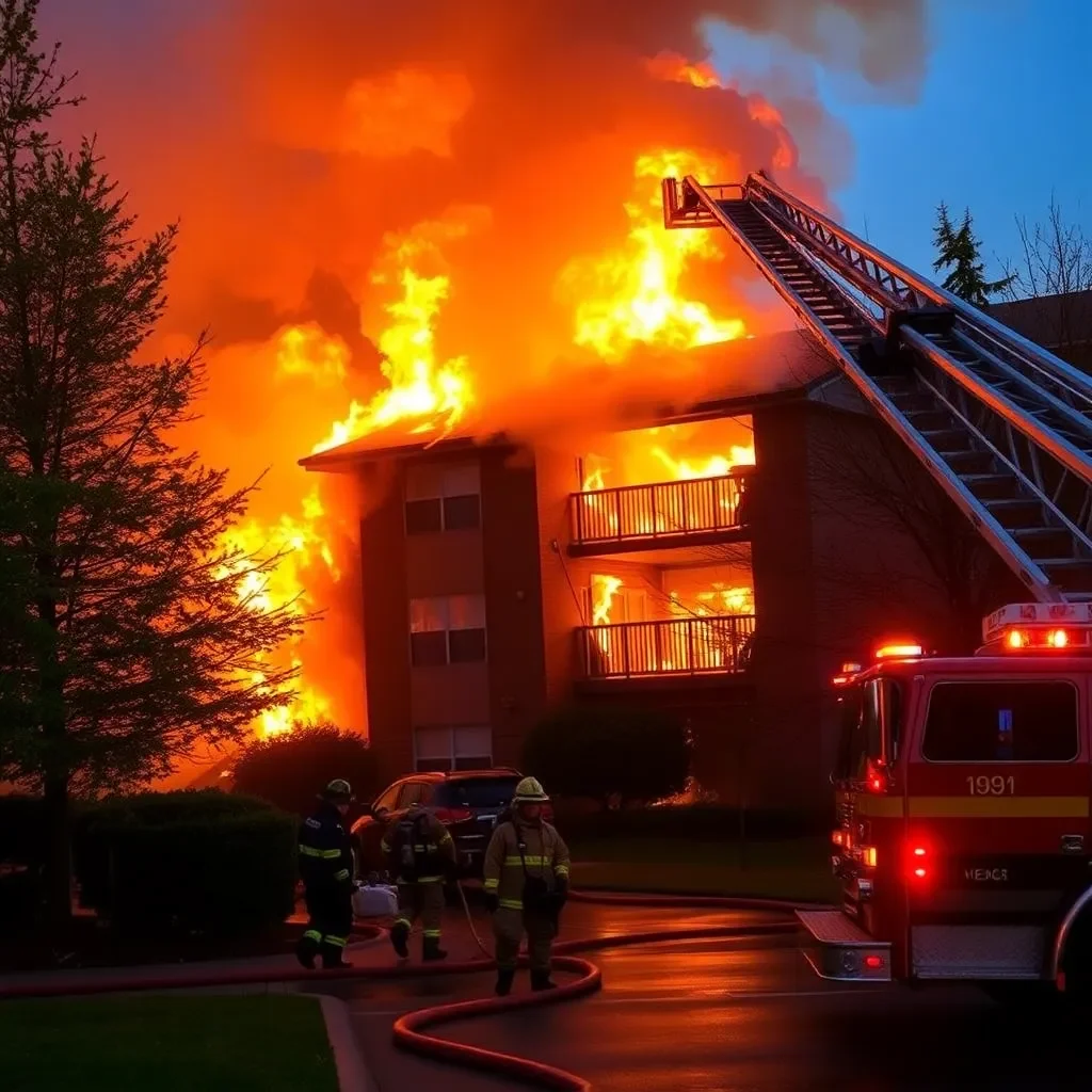 Fire Breaks Out in Lexington County Condos, Injuring Two Firefighters