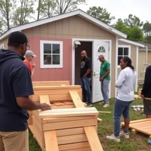 Community Unites to Build Hopeful "Survival Sheds" for Hurricane Helene Survivors