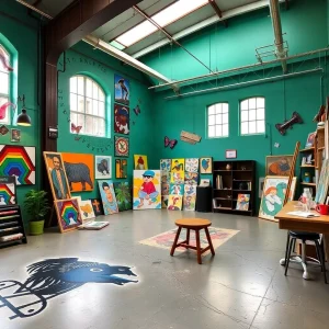 Columbia Transforms Former Police Substation into Vibrant Art Studios for Emerging Artists