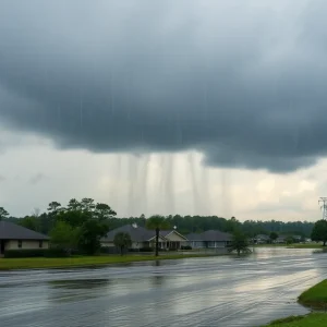 Heavy rainfall causing flash floods in South Carolina