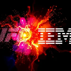 IBM and UFC logos representing their partnership.