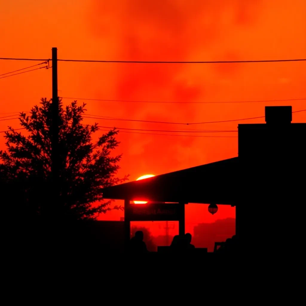 Early Morning Blaze Engulfs Abandoned Restaurant in Columbia, S.C.