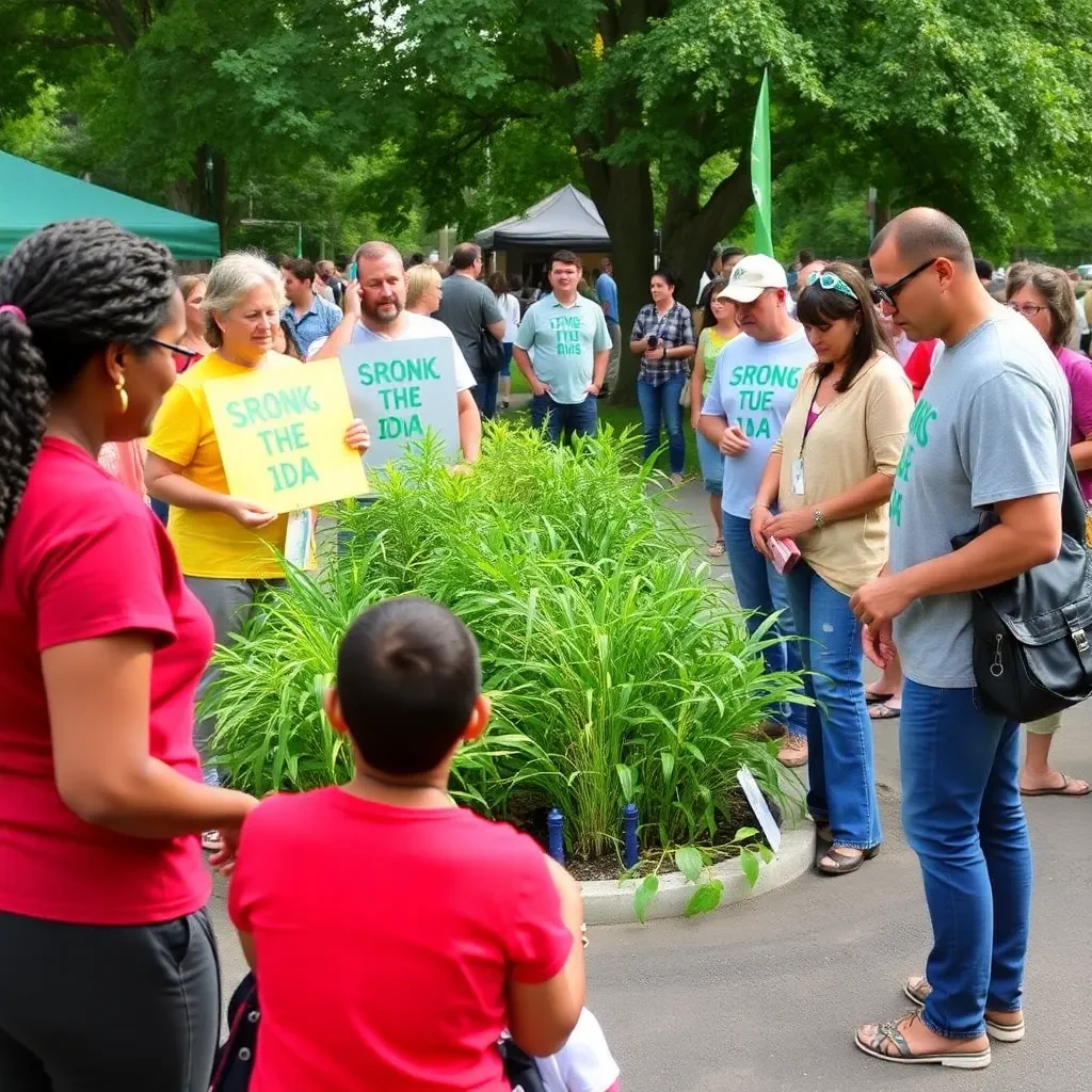 Columbia Community Celebrates Removal of Unsightly Modular Units