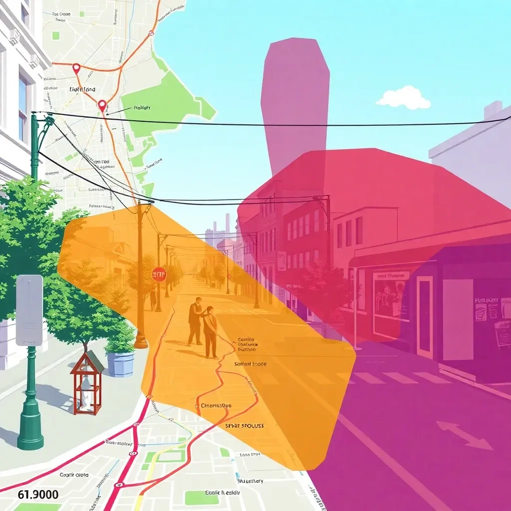 Discover Columbia's Walkability with Interactive Map "Close"