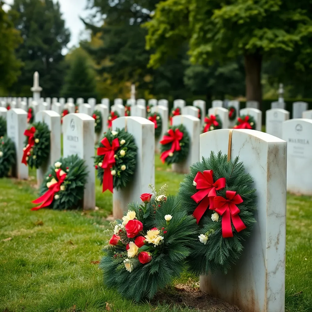 Columbia, SC Holds Ceremony to Honor Veterans with Wreaths Across America