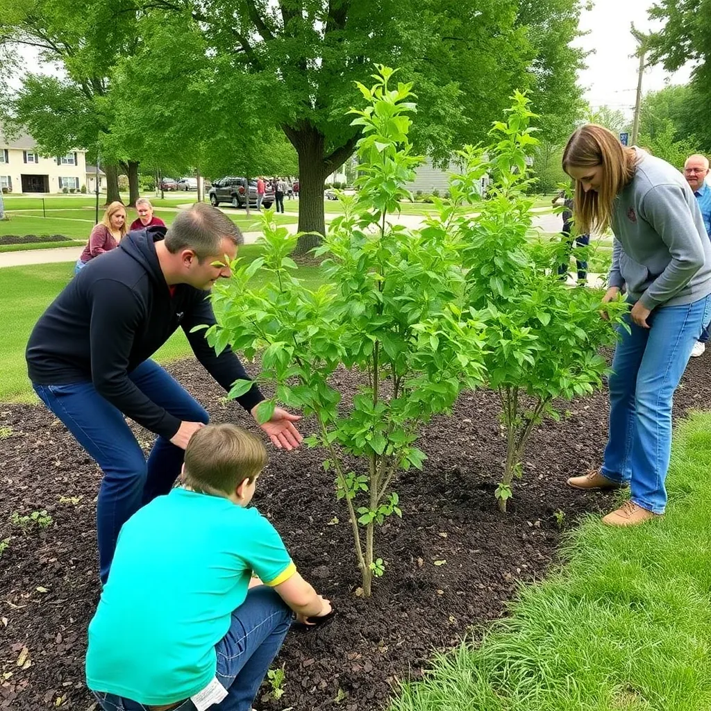 Lexington Commemorates Hurricane Helene Victims with Tree Planting Ceremony on Arbor Day