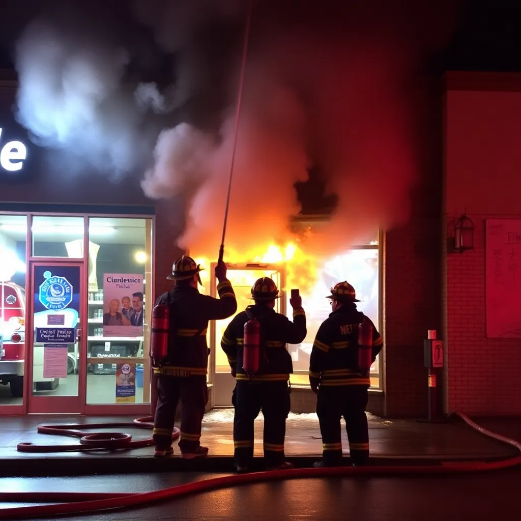 Two-Alarms Blaze at Former Dollar Tree in Columbia Prompt Quick Firefighter Response