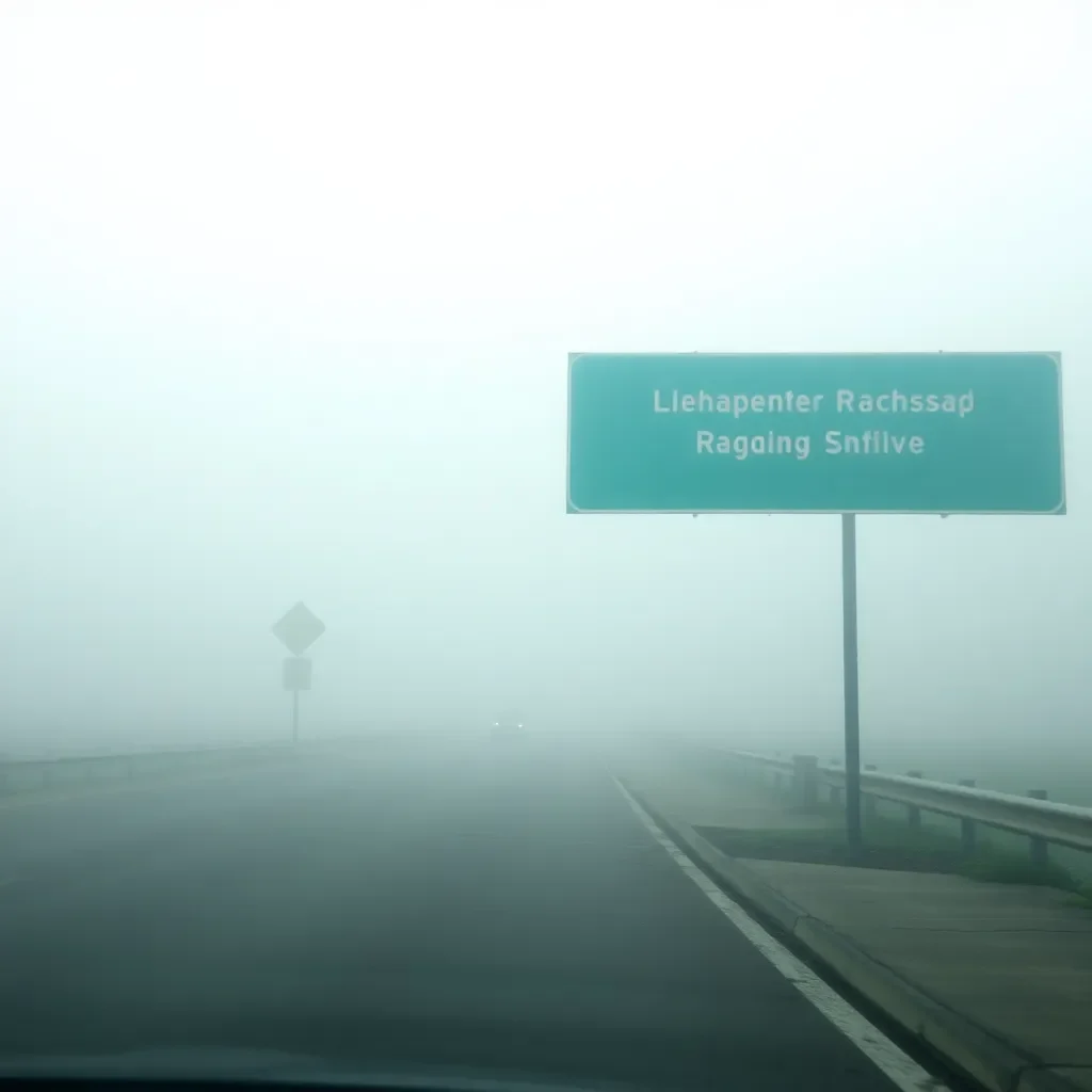 Fog Alert in South Carolina: Dense Conditions to Impact Visibility Until Late Morning