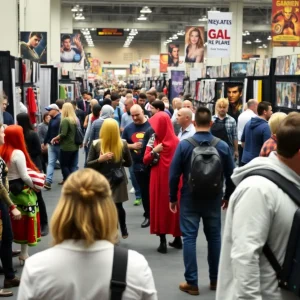 Vibrant scene from Central Carolina Comic Con