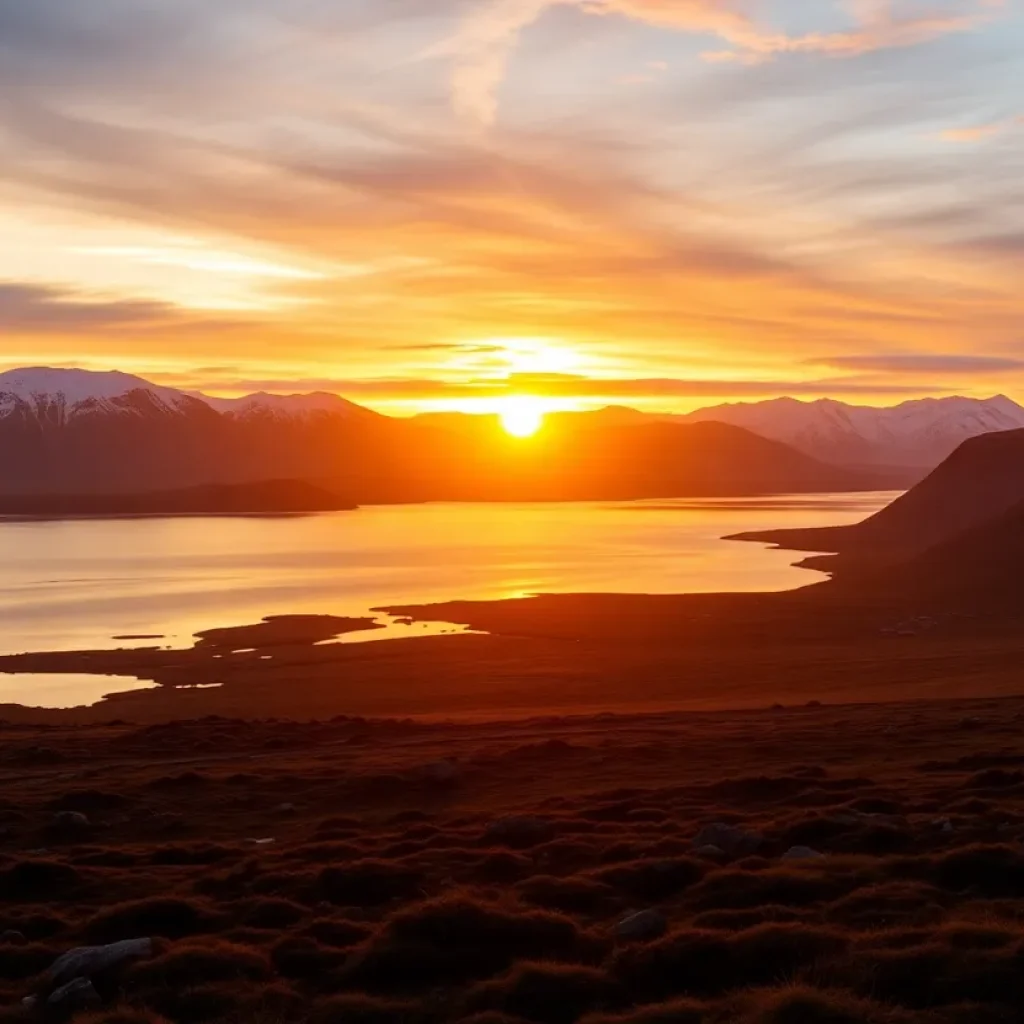 Scenic view of Greenland's landscape showcasing its natural resources.