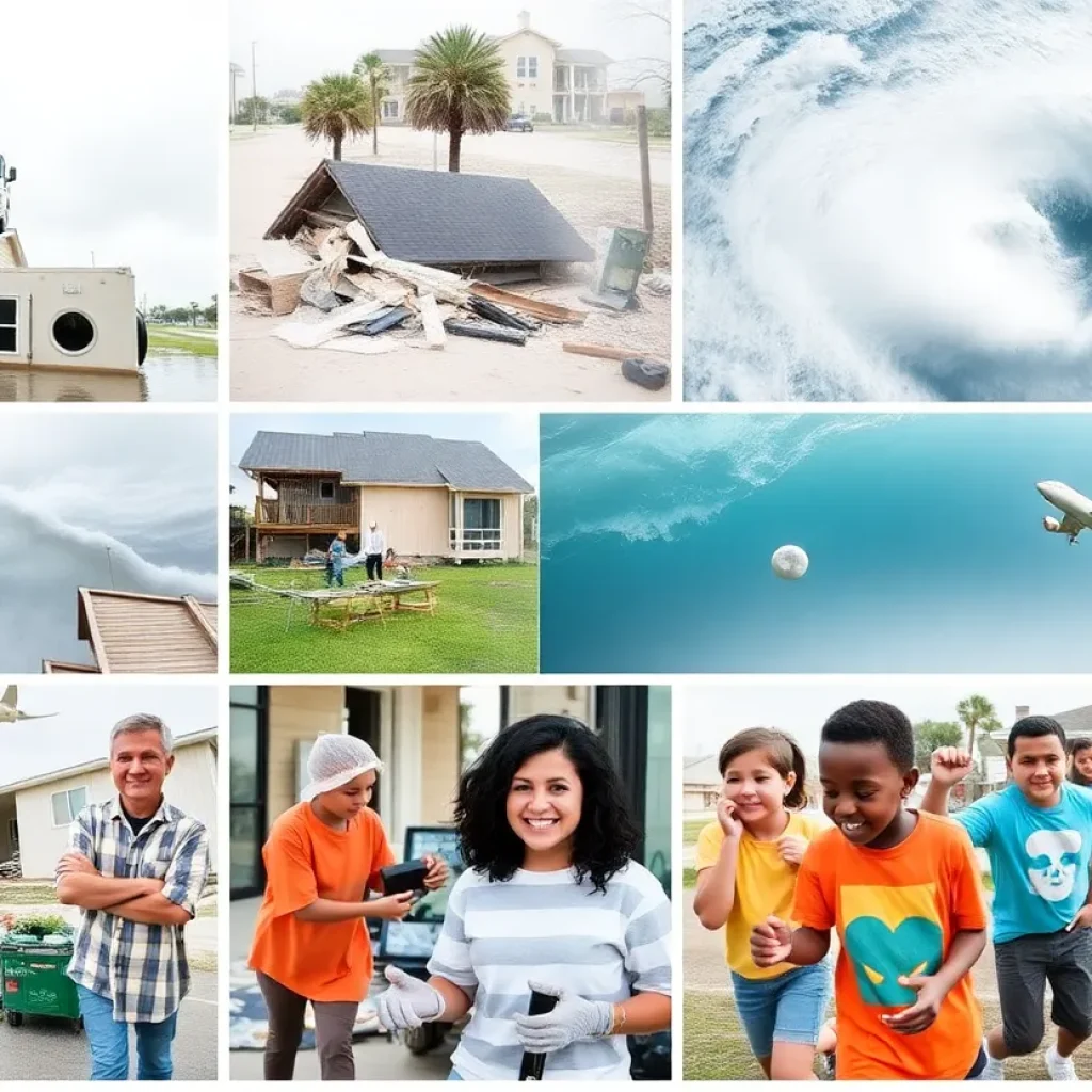 Impactful photographs of Hurricane Helene's aftermath and community recovery efforts