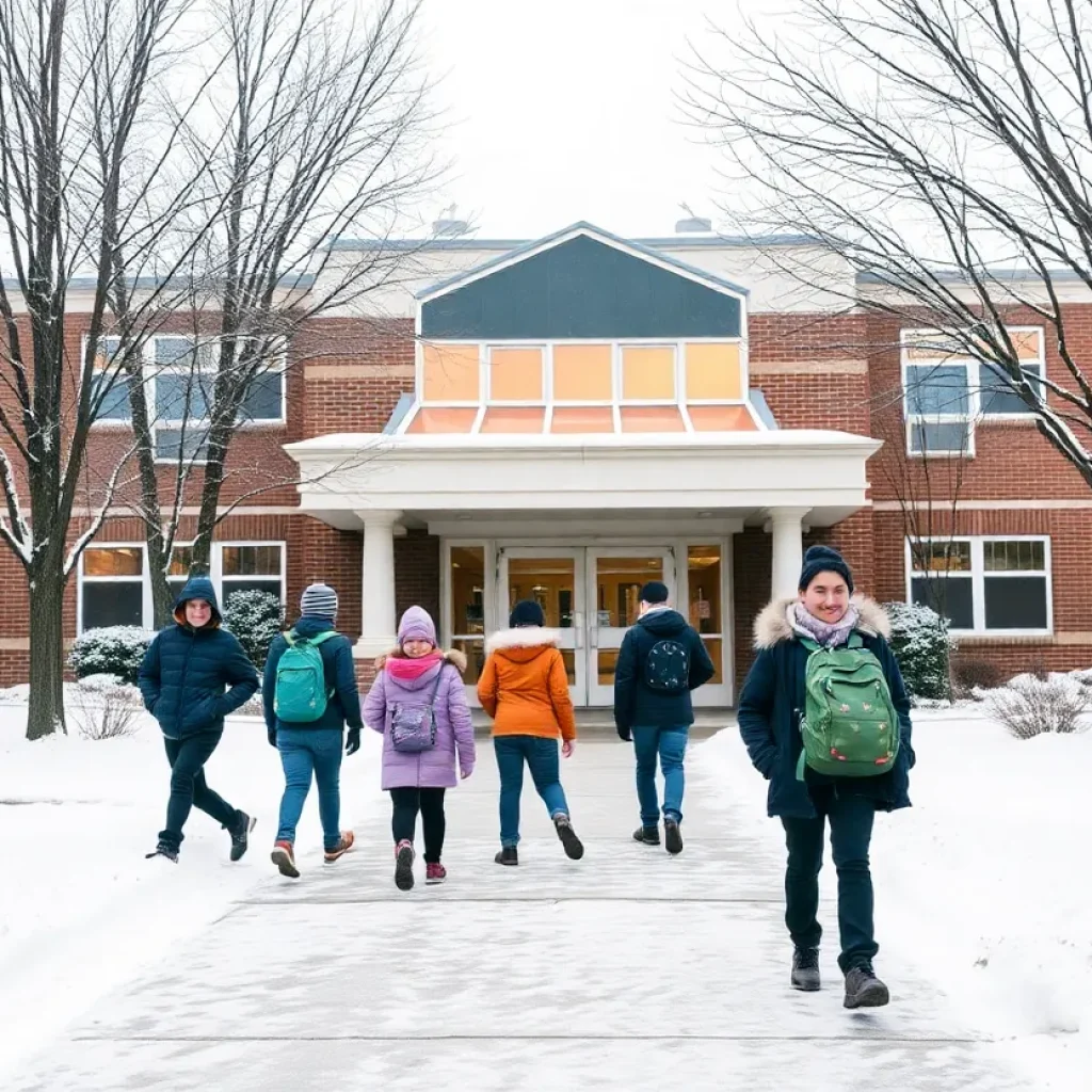 Students leaving Lexington County schools early due to winter weather.