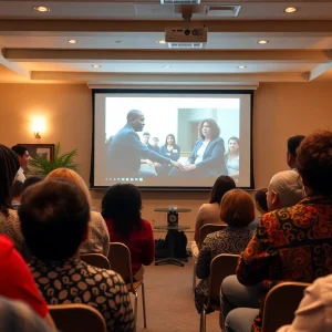 Audience at the screening of My Name is Pauli Murray documentary