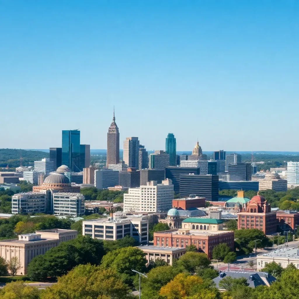 Raleigh City Skyline