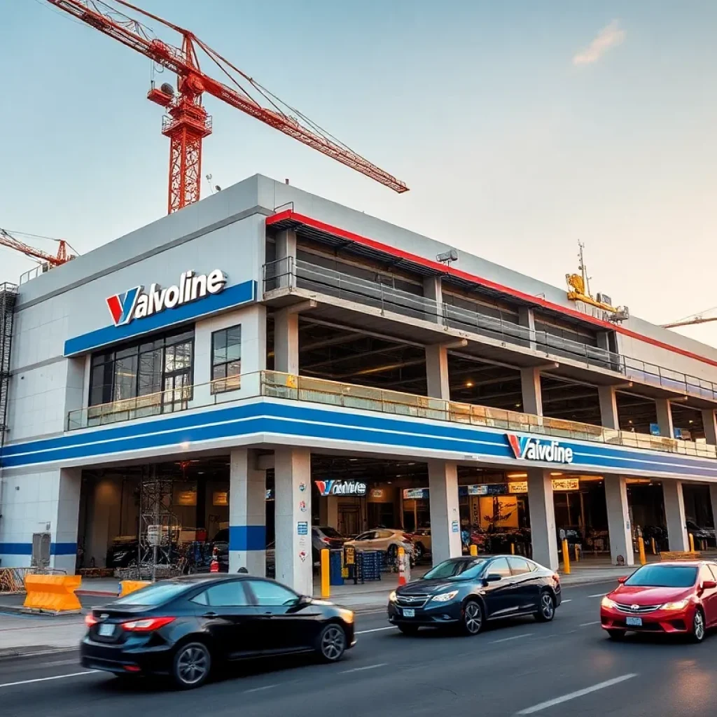 New Valvoline oil change location being built in Lexington SC