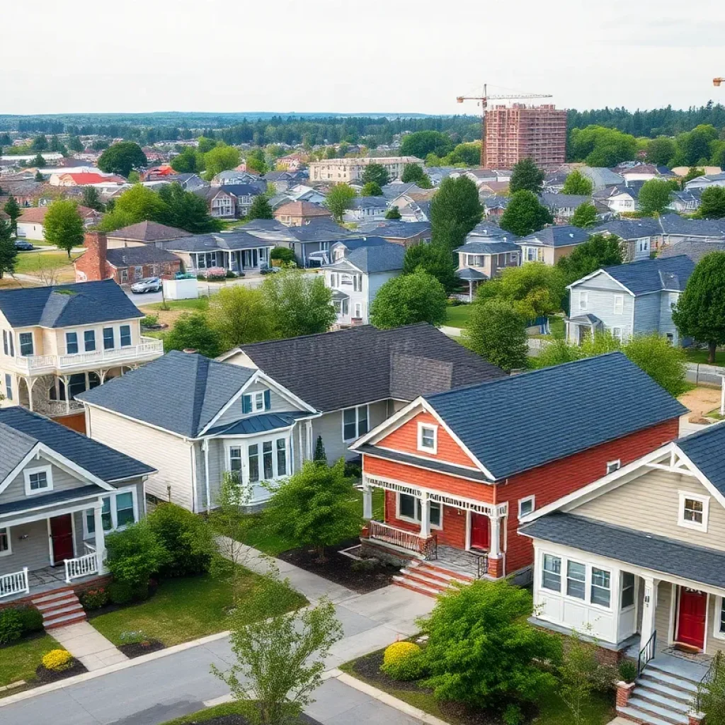 New housing developments juxtaposed with historic homes in Columbia and Lexington County