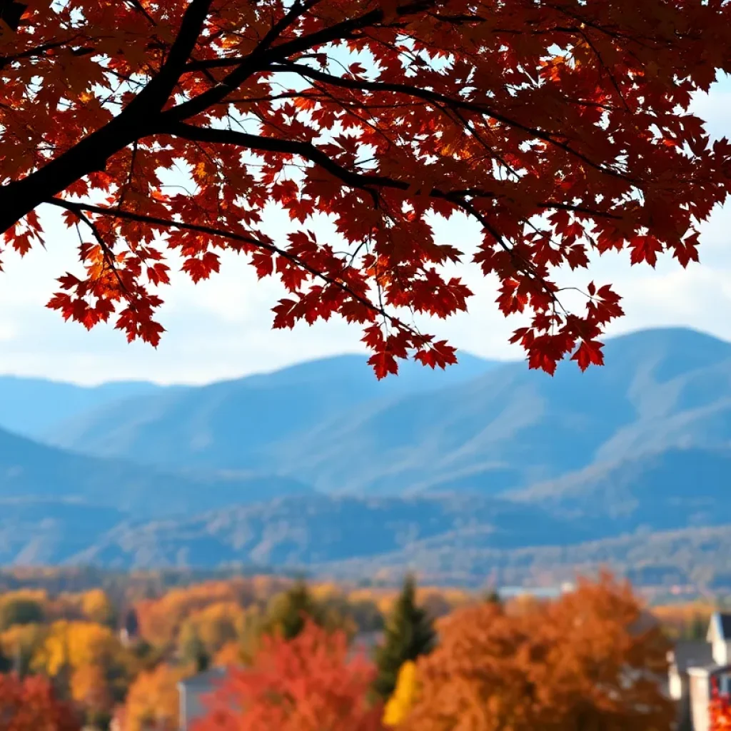 Asheville Autumn Landscape