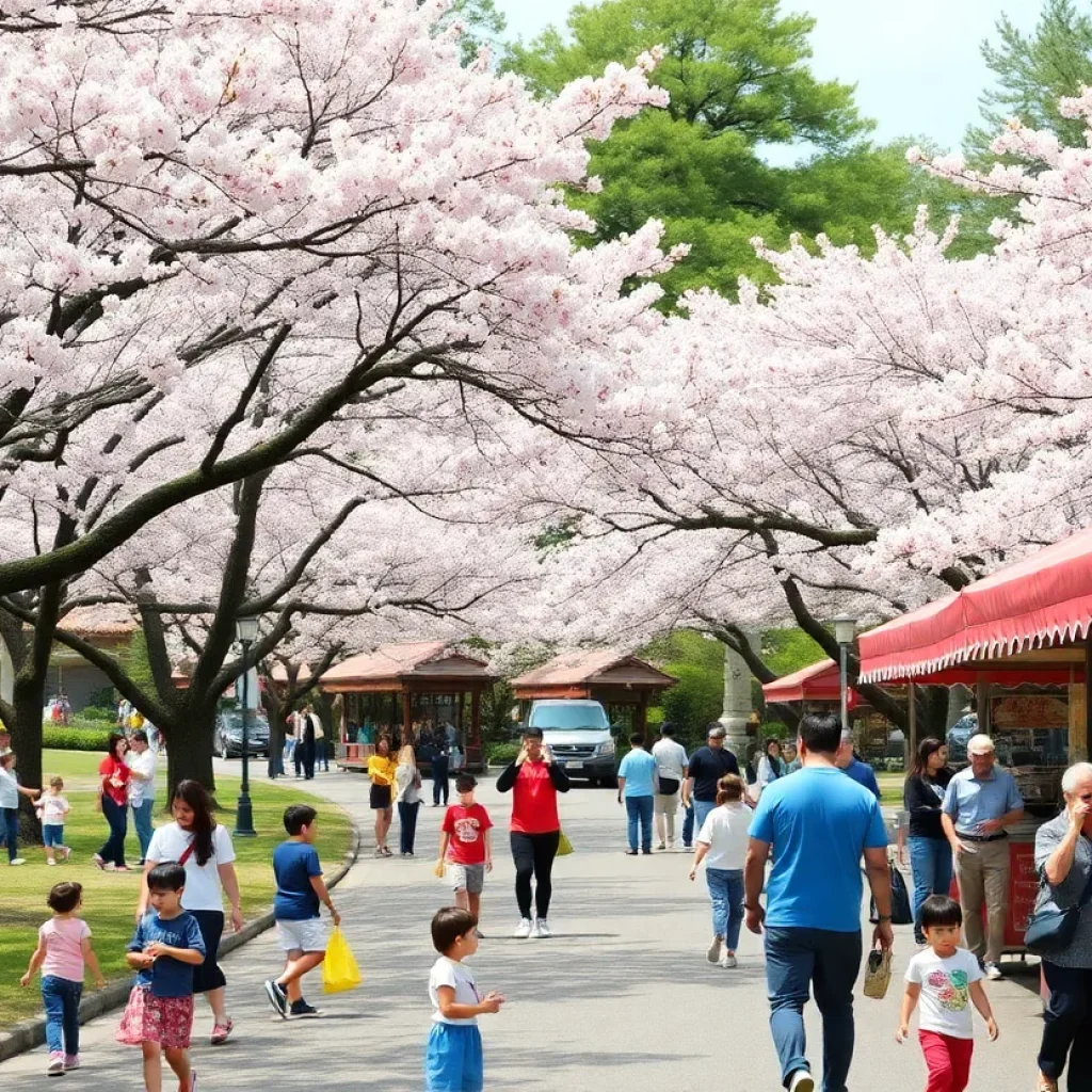 Cherry blossoms at Irmo Cherry Blossom Festival