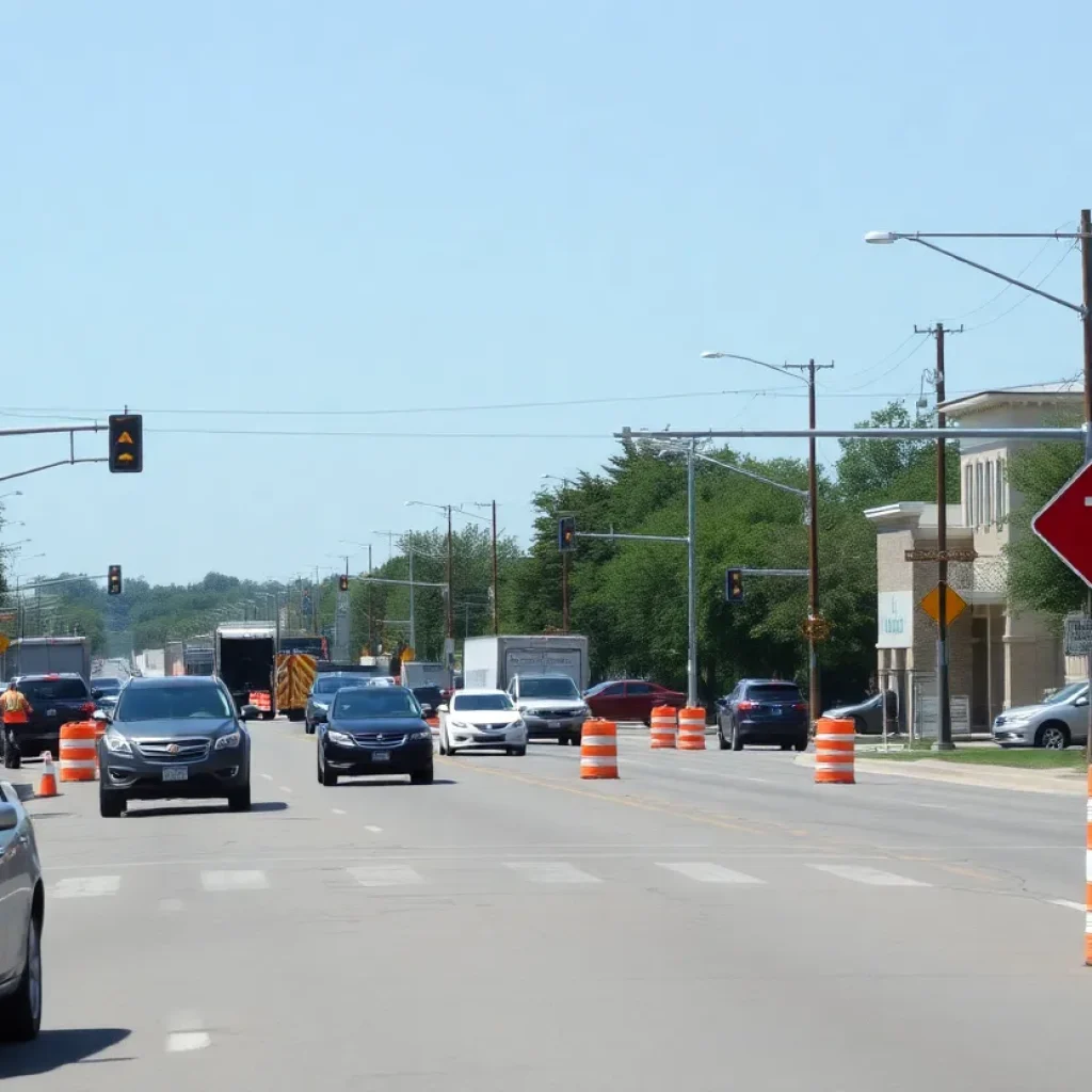 Road work and traffic detours in Lexington County